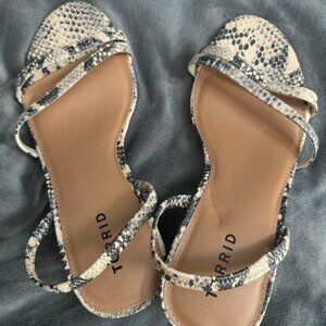 NEW Torrid Snakeskin Heels